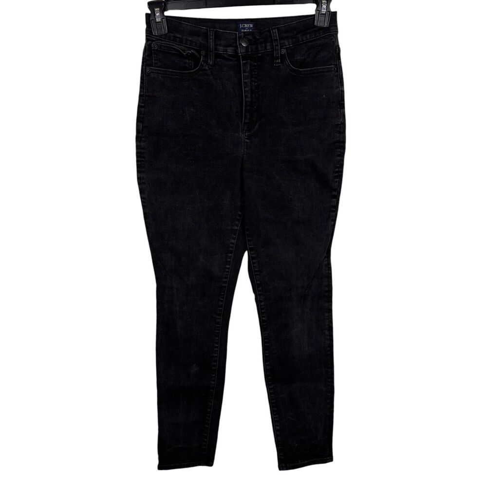 J. Crew Curvy 10 High Rise Skinny Black Jeans Women’s 29 - Picture 2 of 10